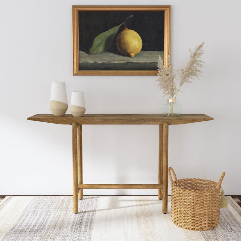 Darius - Solid Wood Entryway Console Table - Mango - JaxCo Furniture