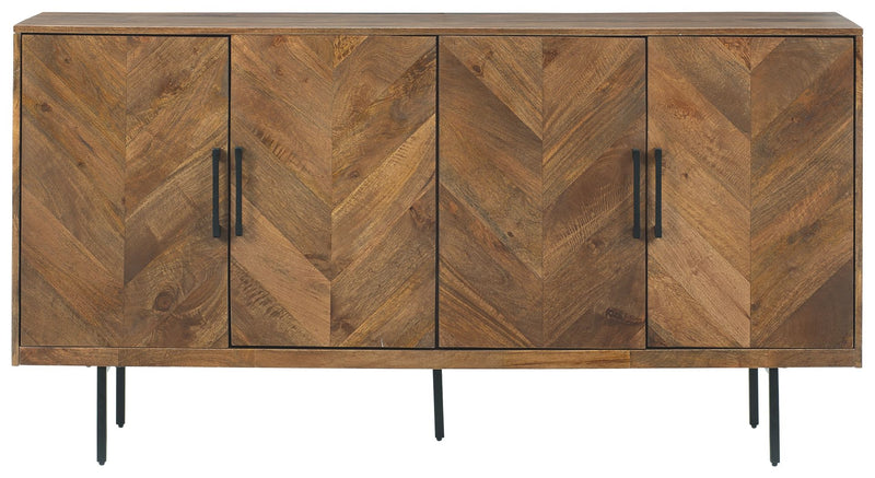 PratTVille - Brown - Accent Cabinet - JaxCo Furniture