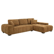 Octavia - Fabric Upholstered Sectional Chaise Sofa - JaxCo Furniture