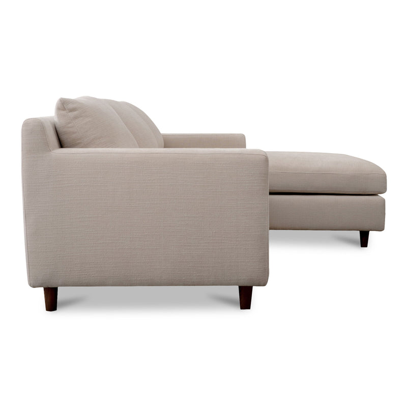 Hutton - Right Sectional - Beige - JaxCo Furniture