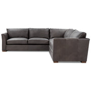 Bryson - Top Grain Leather 3 Piece Sectional - Lush-Chocolate - JaxCo Furniture
