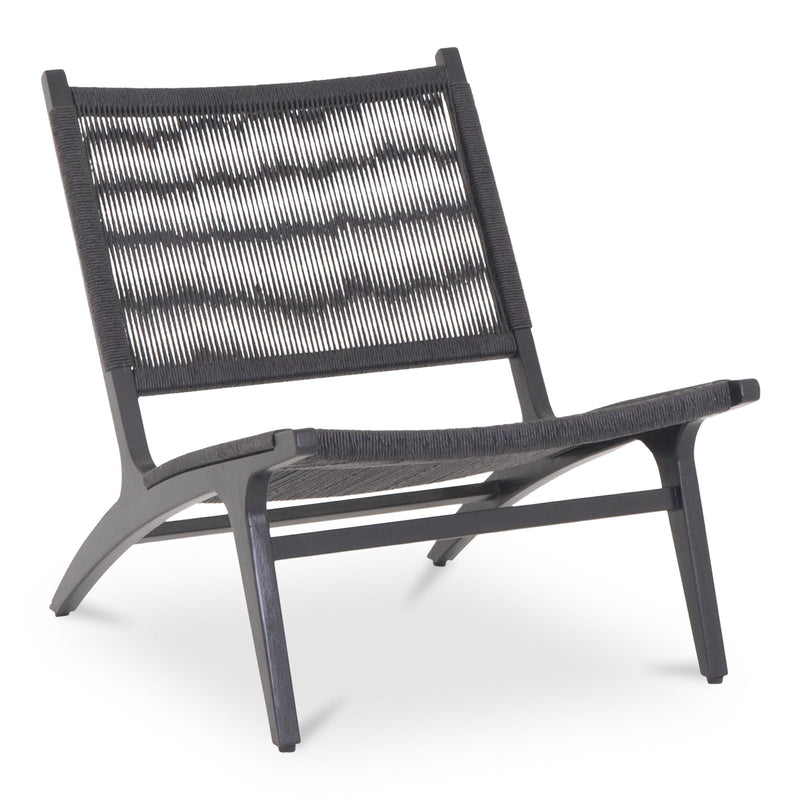 Palma - Outdoor Lounge Chair - Black - JaxCo Furniture
