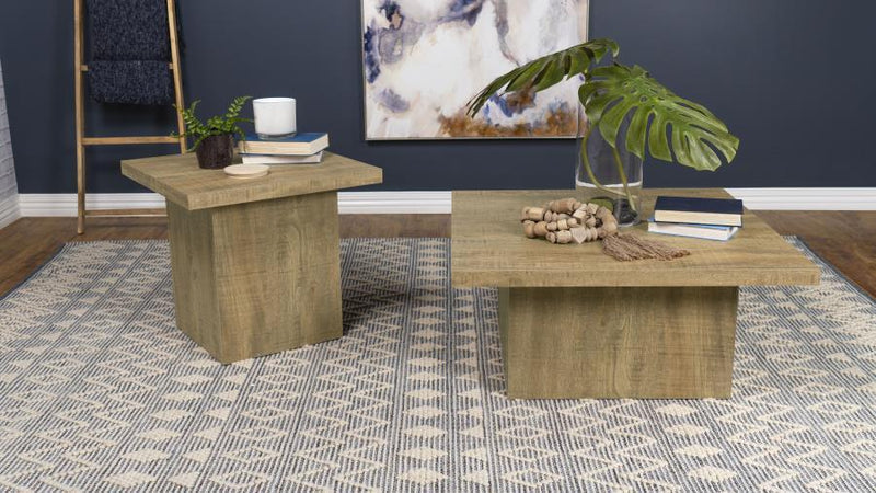 Devar - Square Coffee Table Set - JaxCo Furniture