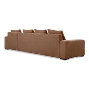 Thomas - Right Sectional - Rust - JaxCo Furniture