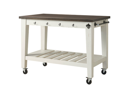 Cayla - Kitchen Cart - Two Tone - JaxCo Furniture