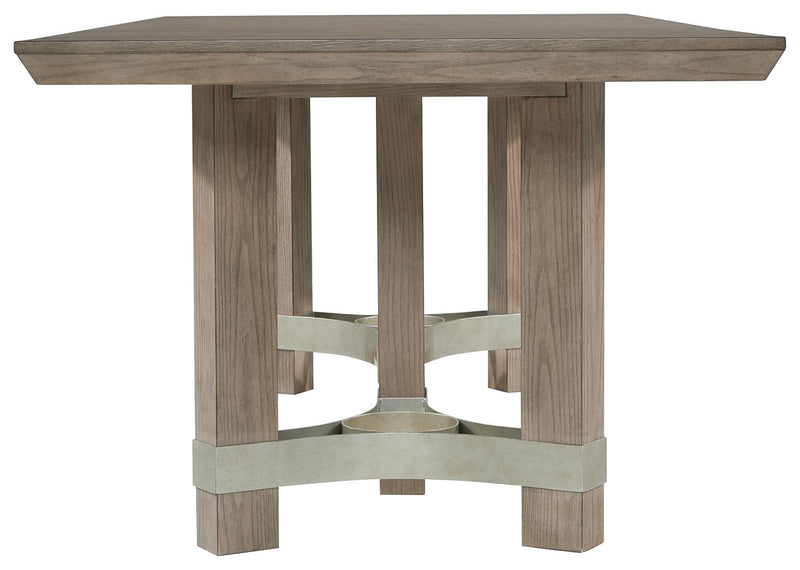 Chrestner - Gray - Rectangular Dining Room Table - JaxCo Furniture
