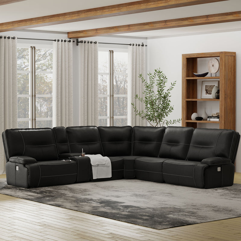 Spartacus - Power Reclining Sectional - JaxCo Furniture