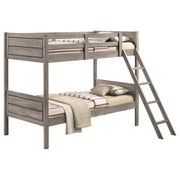 Ryder - Wood Bunk Bed With Mattress - JaxCo Furniture