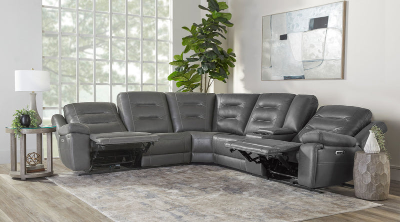 Caldwell - Modular Power Reclining Sectional - JaxCo Furniture