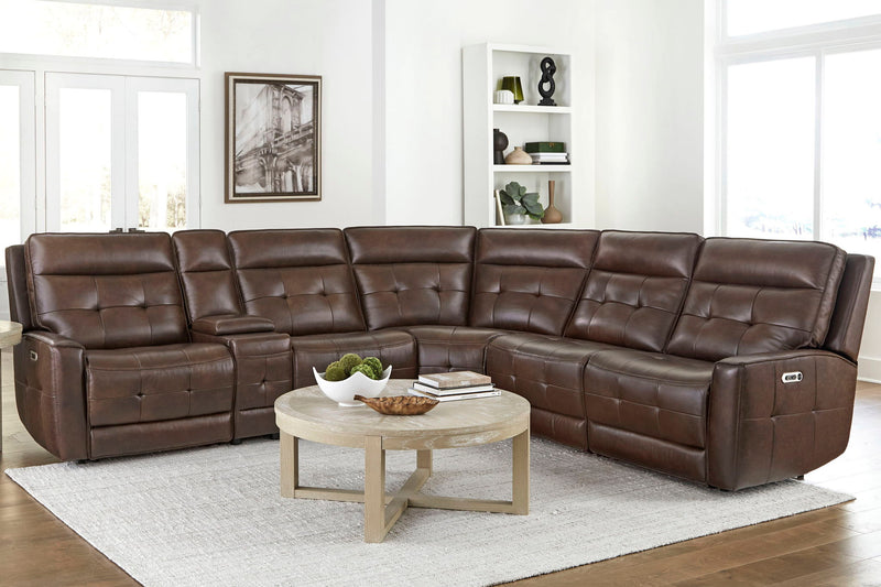 Canterbury - Zero Gravity Modular Power Reclining Sectional - JaxCo Furniture