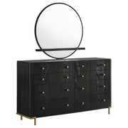 Arini - 8-Drawer Bedroom Dresser With Mirror - JaxCo Furniture