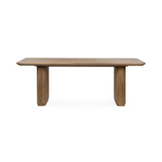Vander - Oak Wood 84" Dining Table - JaxCo Furniture