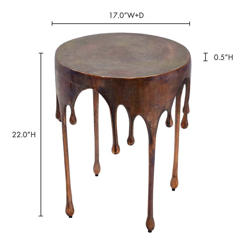 Copperworks - Accent Table - Brown - JaxCo Furniture