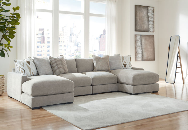 Aslan Court - Sectional With Ottoman Set - JaxCo Furniture