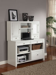 Boca - Credenza With Hutch - Cottage White - JaxCo Furniture