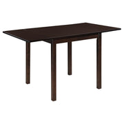 Kelso - 3 Piece Drop Leaf Dining Table Set - Cappuccino - JaxCo Furniture