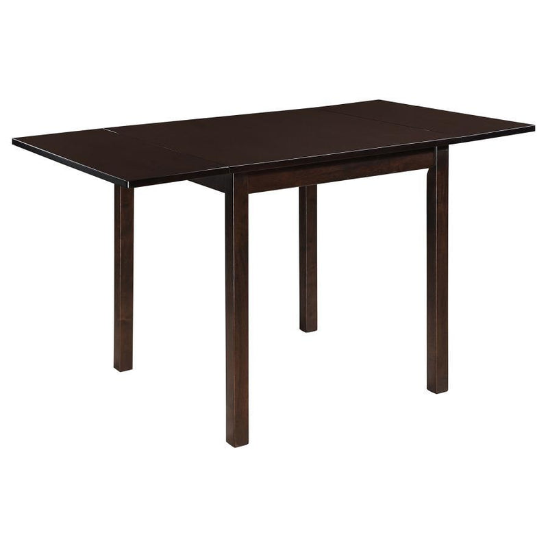Kelso - 3 Piece Drop Leaf Dining Table Set - Cappuccino - JaxCo Furniture