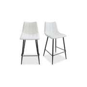 Alibi - Counter Stool (Set of 2) - Ivory - JaxCo Furniture