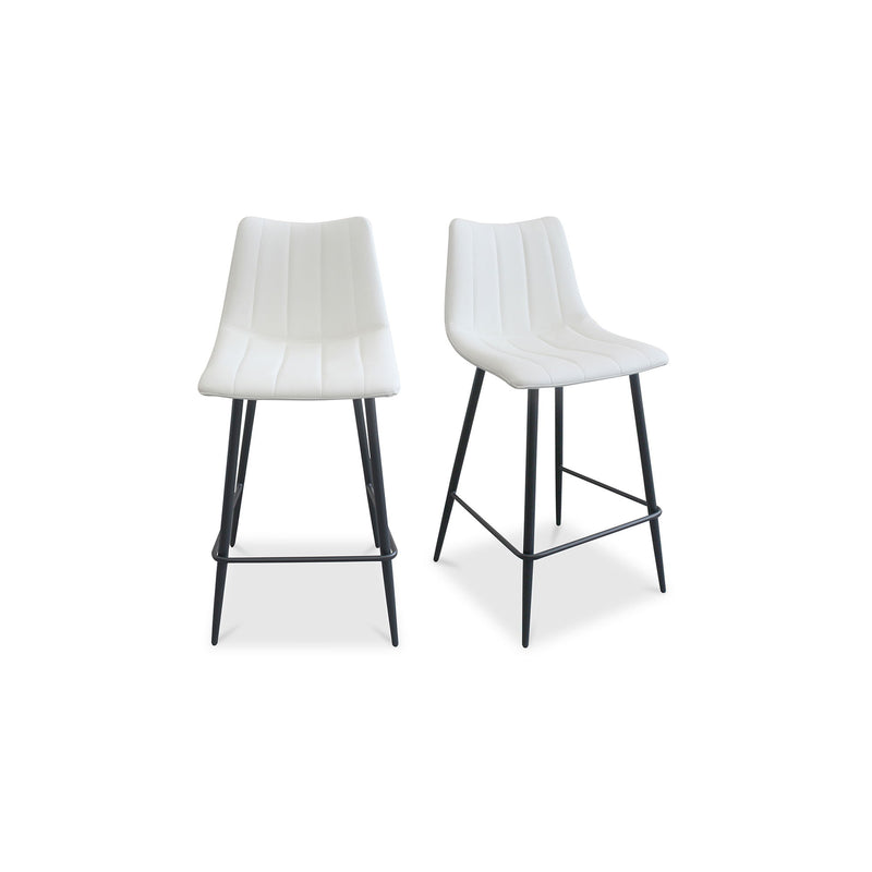 Alibi - Counter Stool (Set of 2) - Ivory - JaxCo Furniture