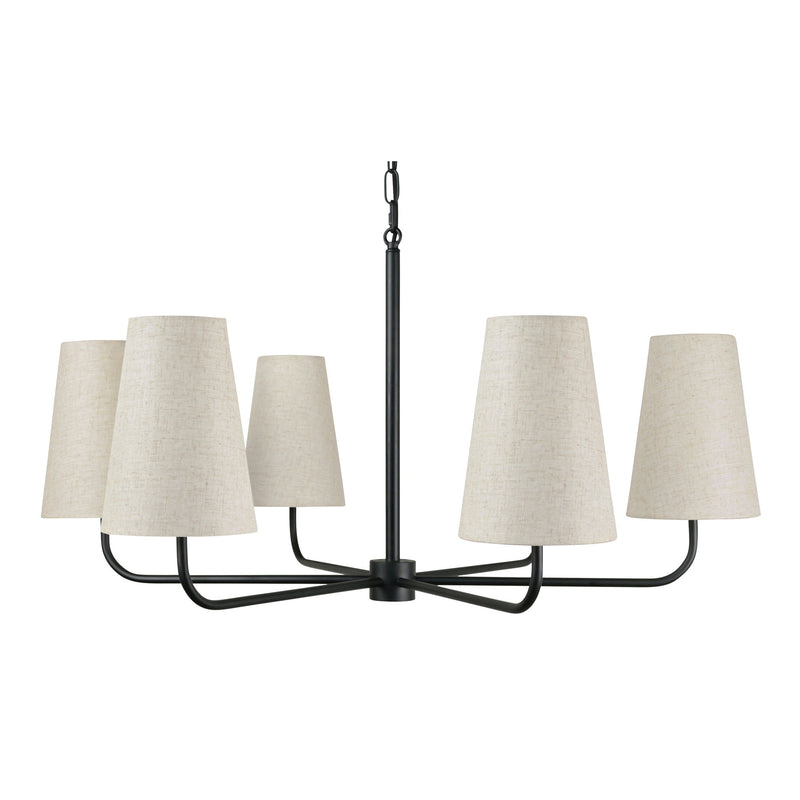 Mathis - Ceiling Lamp - Black - JaxCo Furniture
