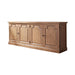 Florence - 4 Door Dining Sideboard Buffet Cabinet - Rustic Honey - JaxCo Furniture