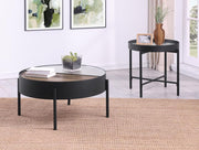 Ozella - Round Coffee Table Set - JaxCo Furniture