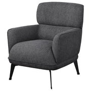 Andrea - Upholstered Crecent Arm Accent Chair - JaxCo Furniture