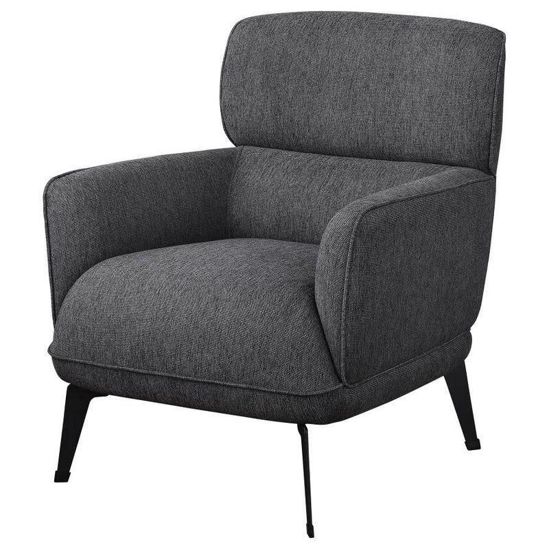 Andrea - Upholstered Crecent Arm Accent Chair - JaxCo Furniture