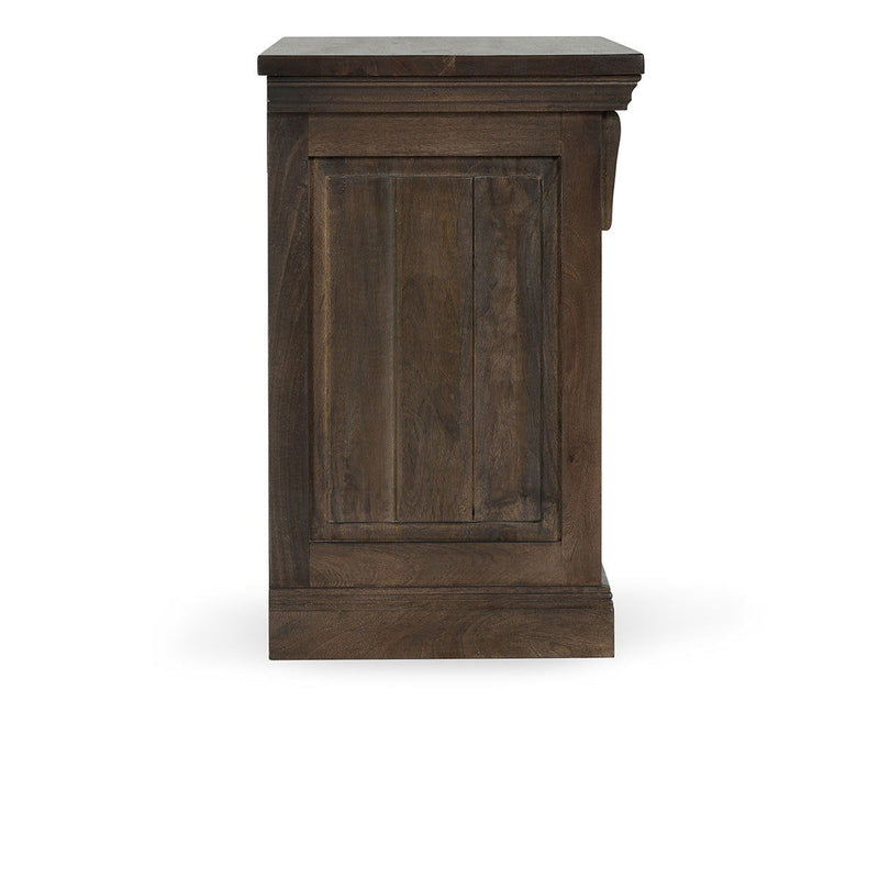 Adelaide - Wood 3 Drawer Nightstand - Cocoa Brown - JaxCo Furniture