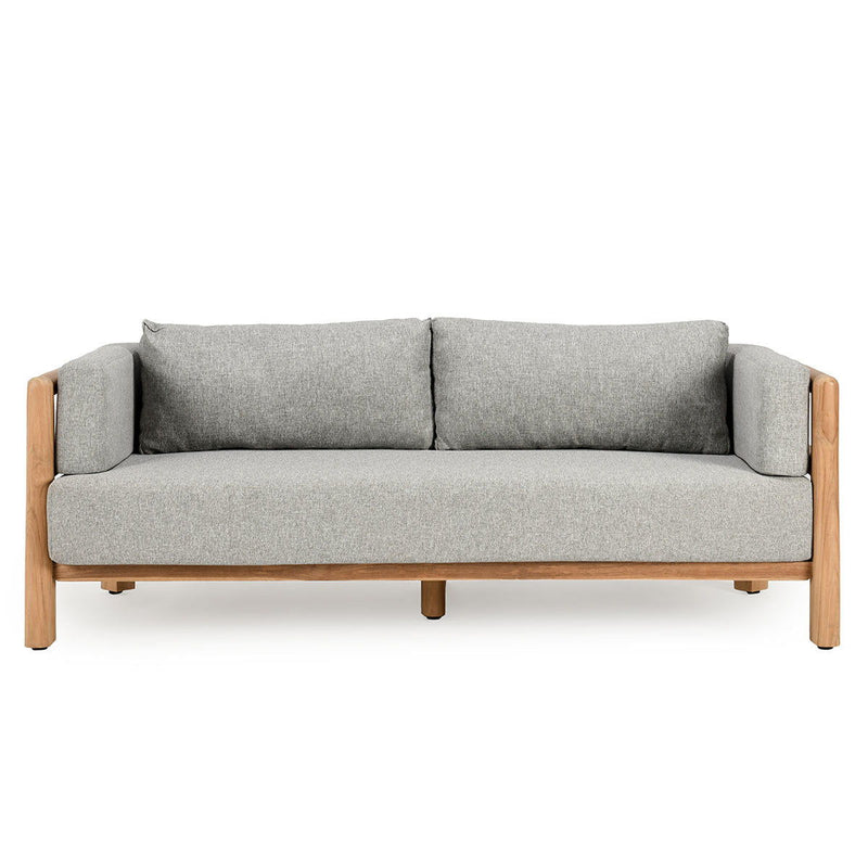Aston - Outdoor Sofa - Natural / Gray - JaxCo Furniture