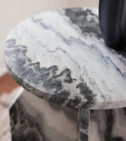 Wrenlane - Black / White / Taupe - Accent Table - JaxCo Furniture