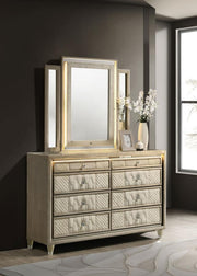 Lorient - 8-Drawer LED Bedroom Dresser Cabinet - JaxCo Furniture