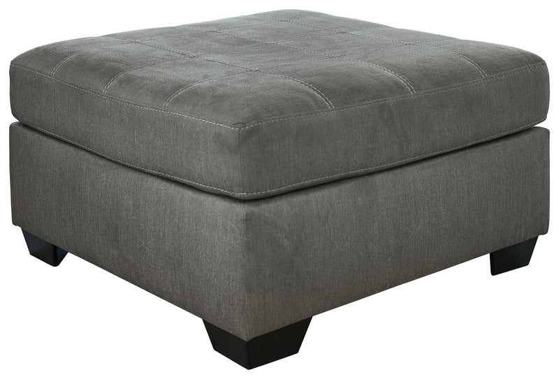 Pitkin - Slate - Oversized Accent Ottoman - JaxCo Furniture