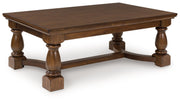 Sturlayne - Brown - Rectangular Cocktail Table - JaxCo Furniture