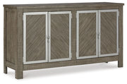 Krystanza - Weathered Gray - Dining Room Server - JaxCo Furniture