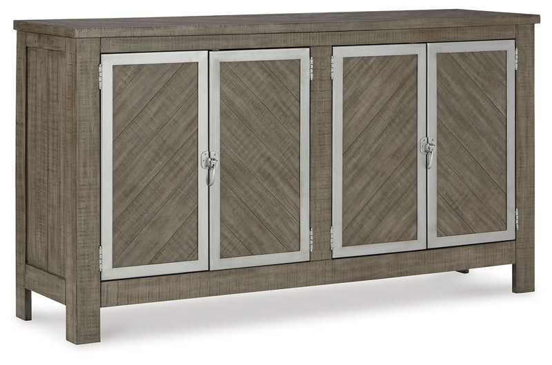 Krystanza - Weathered Gray - Dining Room Server - JaxCo Furniture