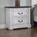 Hillcrest - 2-Drawer Nightstand - Distressed White - JaxCo Furniture