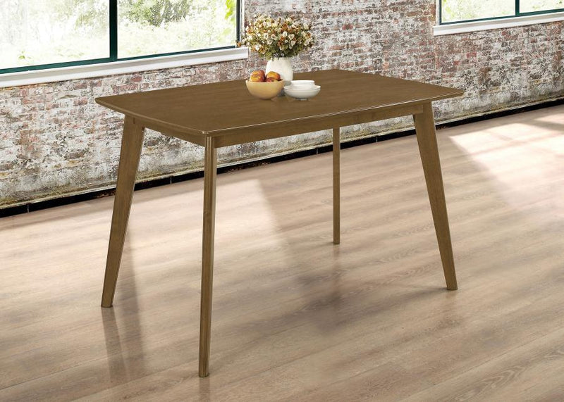Kersey - Rectangular Wood Dining Table - Chestnut - JaxCo Furniture