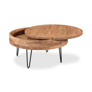 Privado - Storage Coffee Table - Natural - JaxCo Furniture