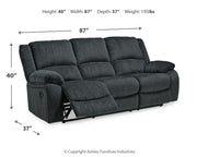 Draycoll - Reclining Sofa - JaxCo Furniture