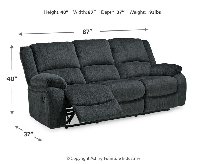 Draycoll - Reclining Sofa - JaxCo Furniture