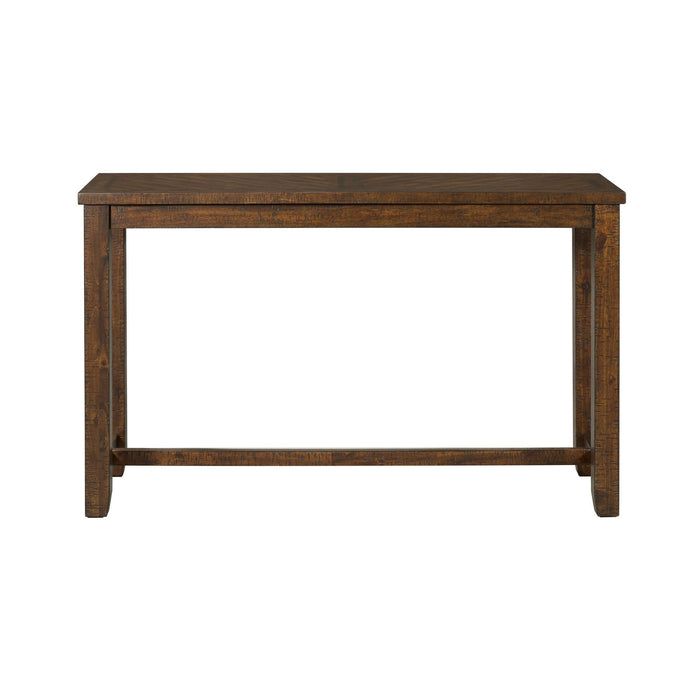 Jax - Bar Table Single Pack (Table + Three Stools) - Dark Walnut - JaxCo Furniture