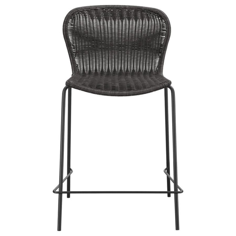 Mckinley - Faux Rattan Metal Chair (Set of 2) - JaxCo Furniture