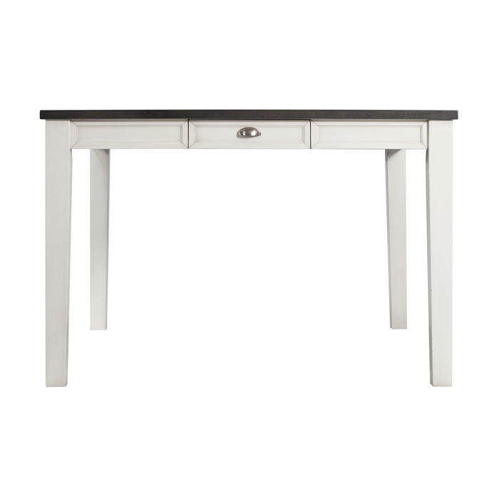 Kayla - Two Tone Dining Table With Storage - JaxCo Furniture