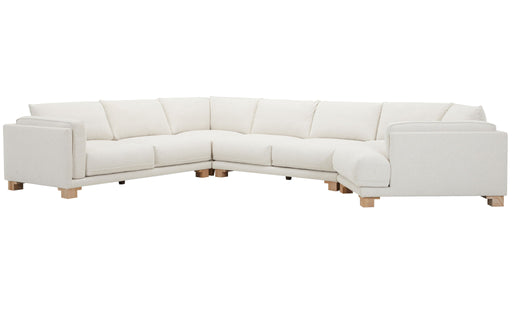 Escape - 4 Piece Modular Sectional - Mirage Mist - JaxCo Furniture