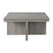 Uster - Coffee Table With Four Storage Stools - Grey - JaxCo Furniture