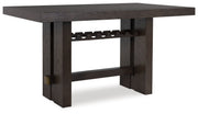 Burkhaus - Dark Brown - Rectangular Dining Room Counter Table - JaxCo Furniture