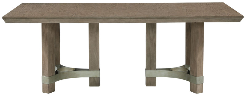 Chrestner - Gray - Rectangular Dining Room Table - JaxCo Furniture