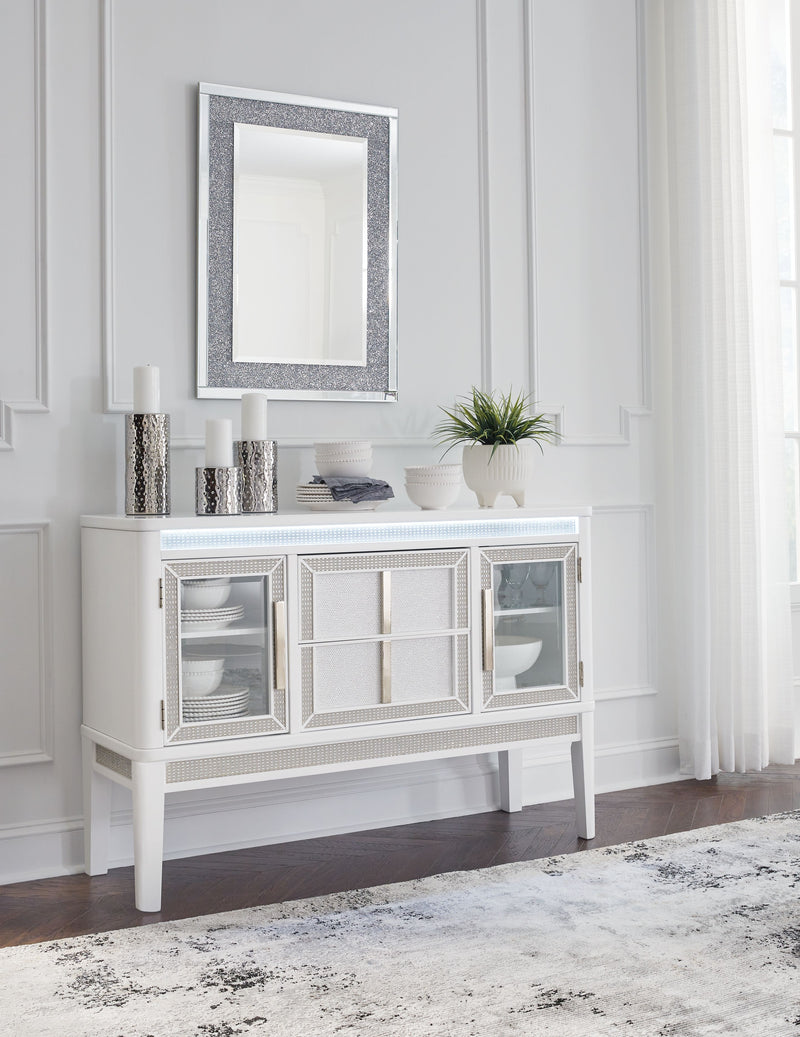 Chalanna - White - Dining Room Server - JaxCo Furniture
