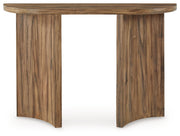 Austanny - Warm Brown - Sofa Table - JaxCo Furniture
